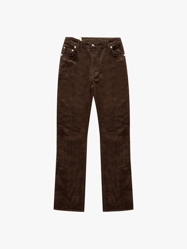 Cal�as Slim Fit em Bombazine