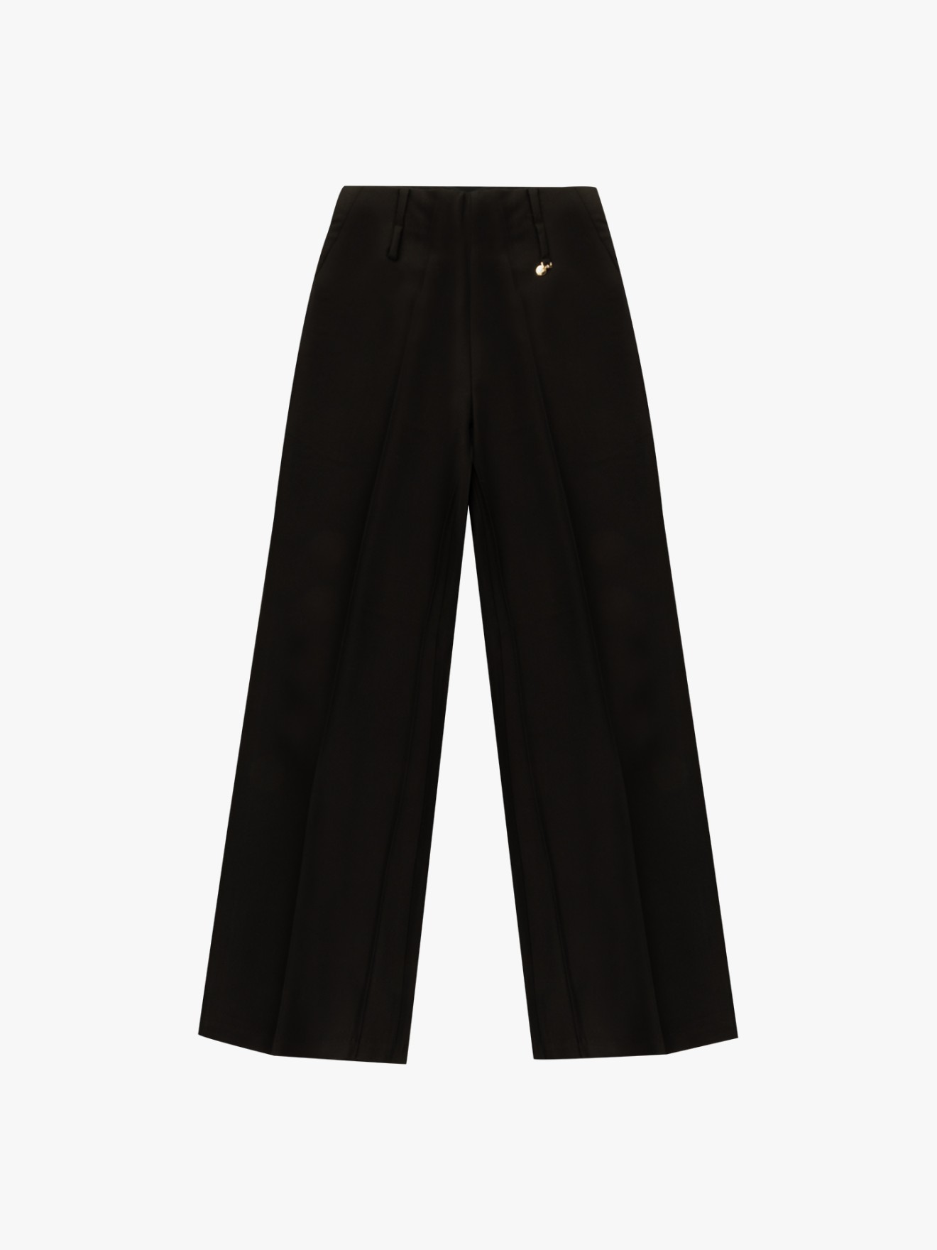 Cal�as Wide Leg com Vincos