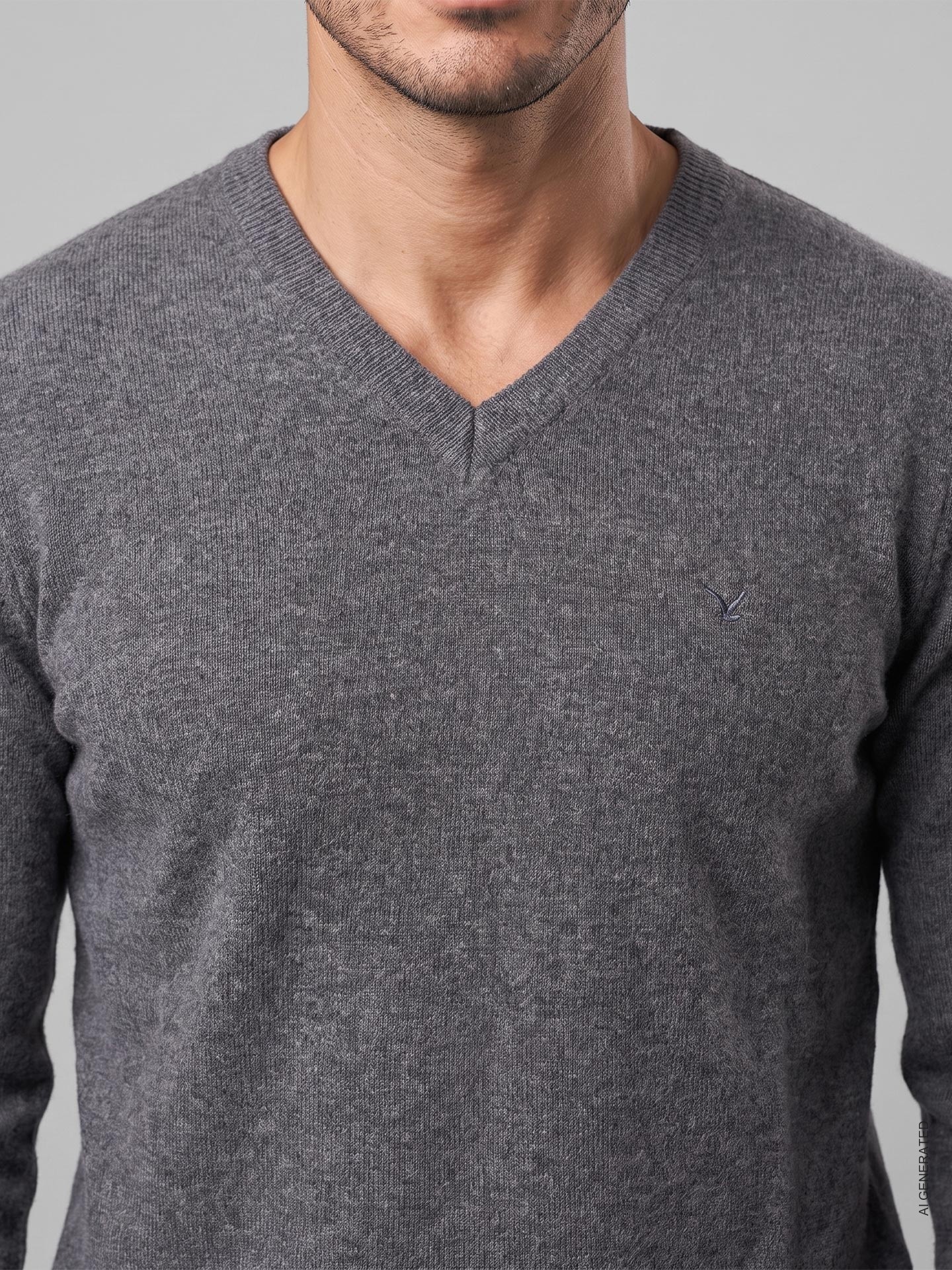 Camisola de Malha com Decote em V
