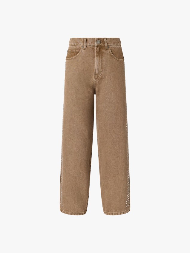 Calças de Ganga Wide Leg Estelle