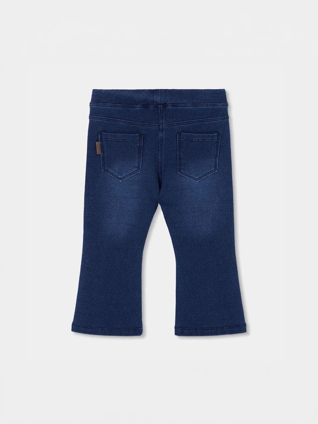 Calças em Felpa Denim