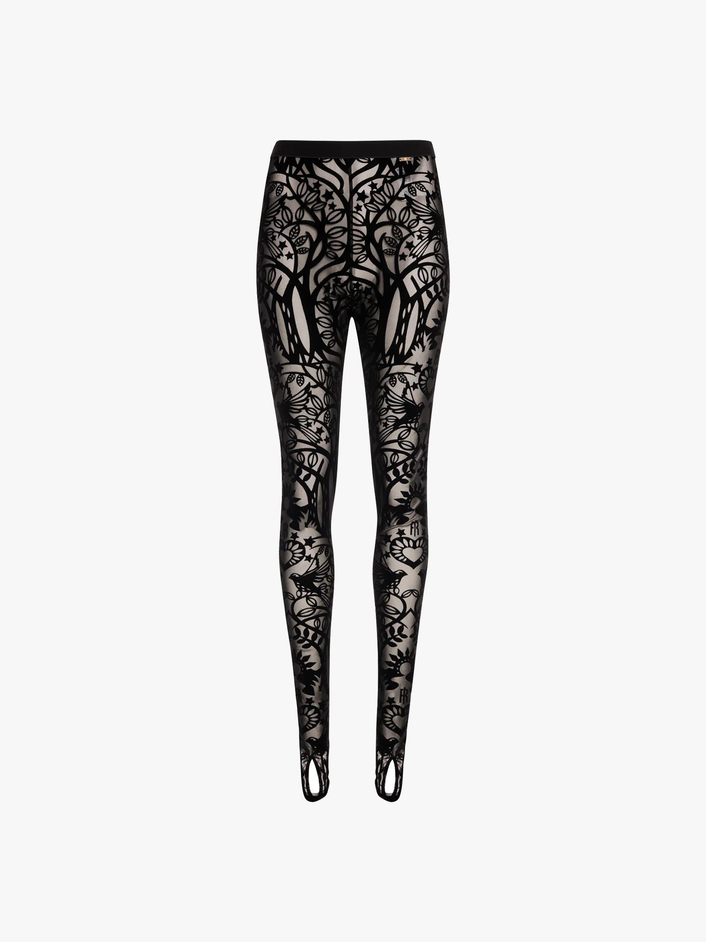 Leggings Slim Fit em Renda