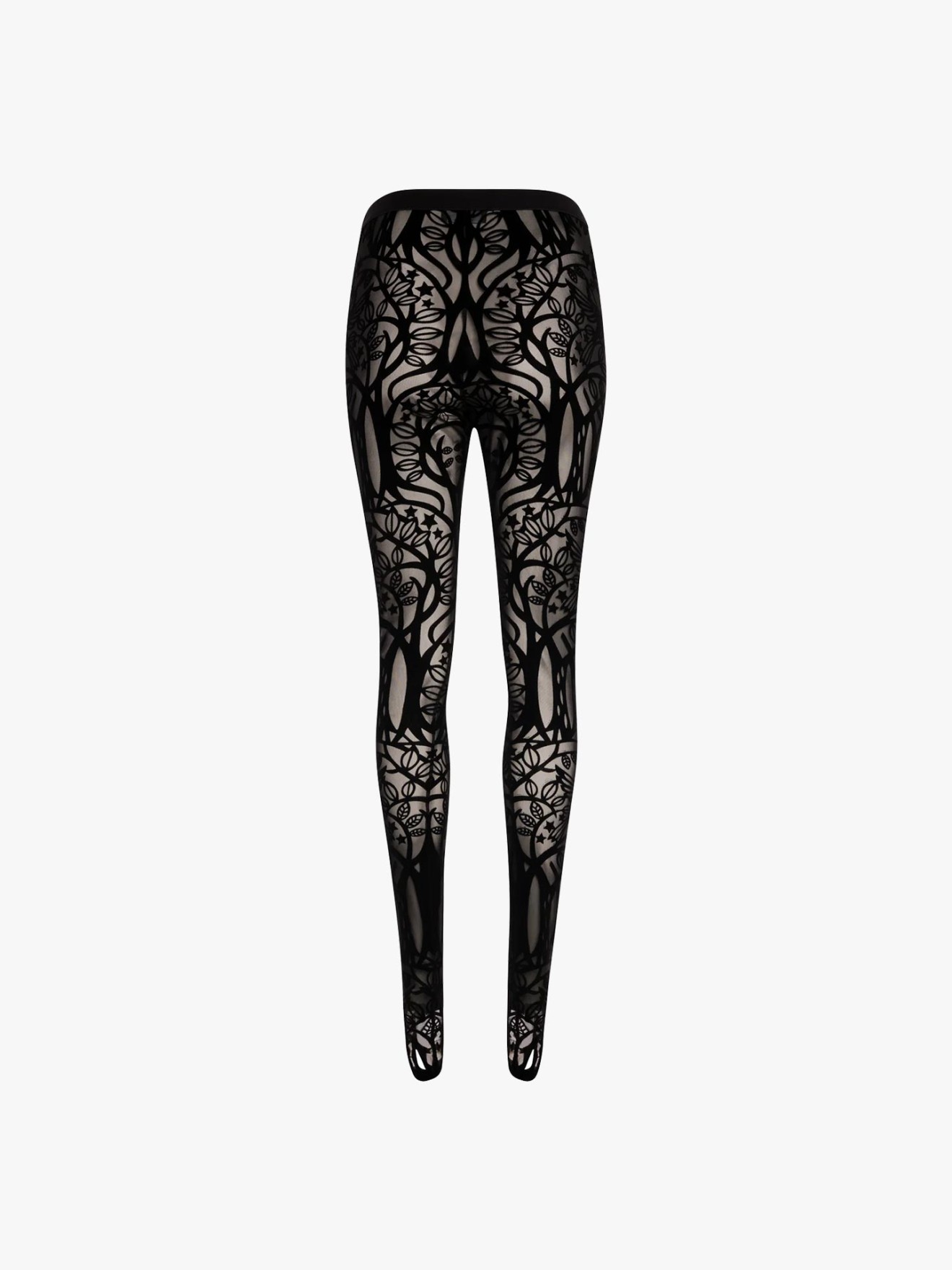 Leggings Slim Fit em Renda
