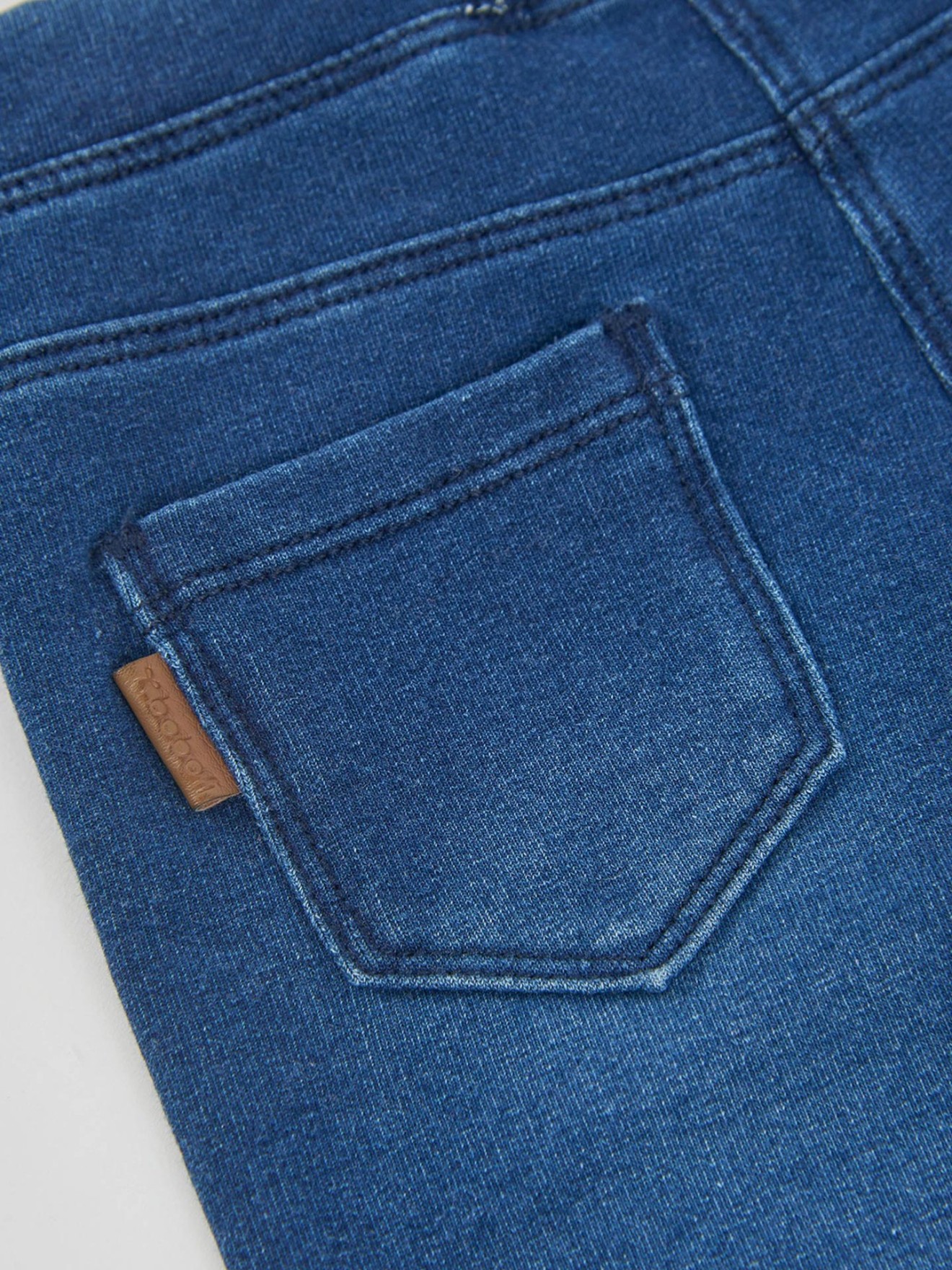 Calças em Felpa Denim