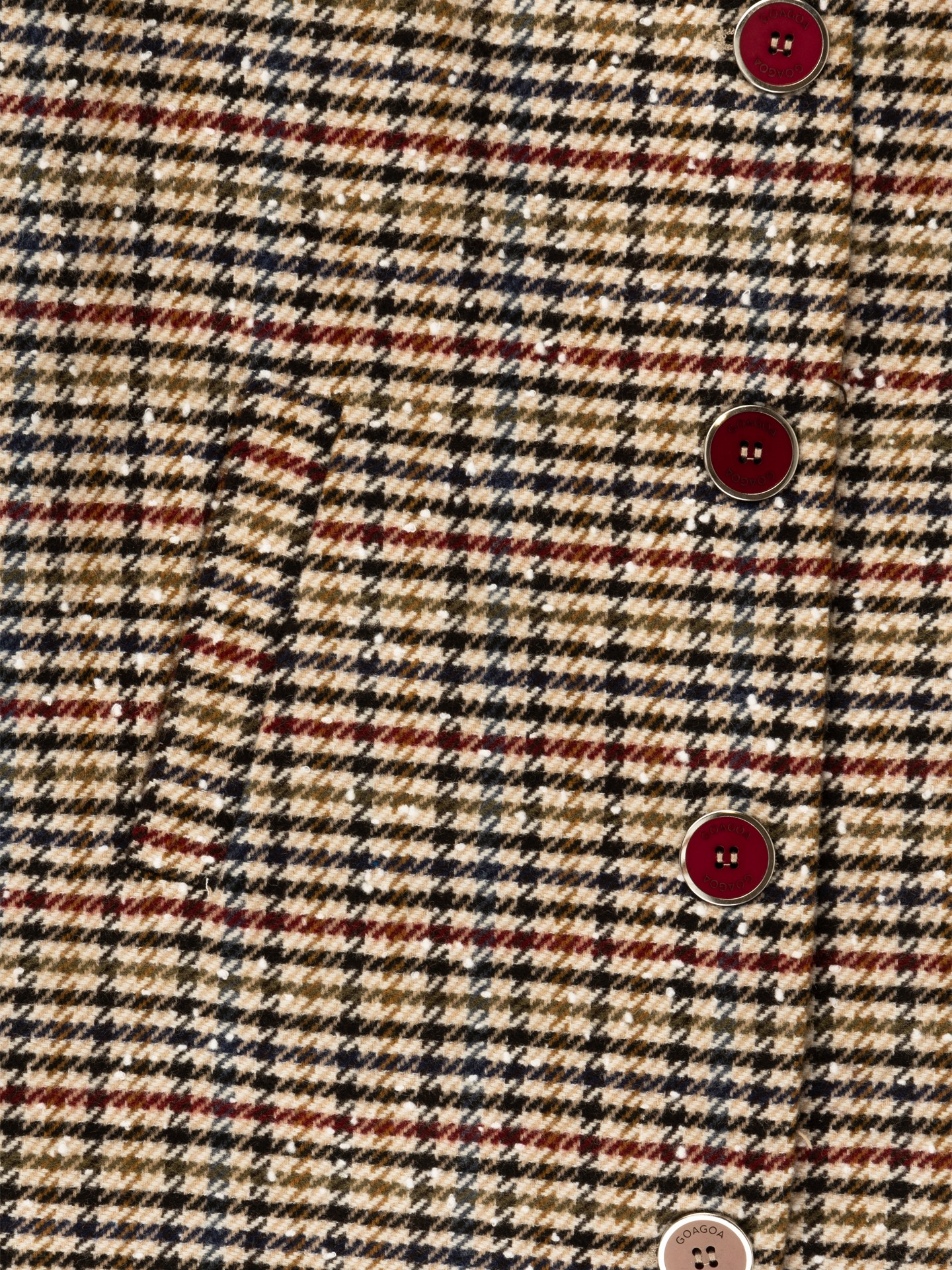 Casaco Comprido em Tweed