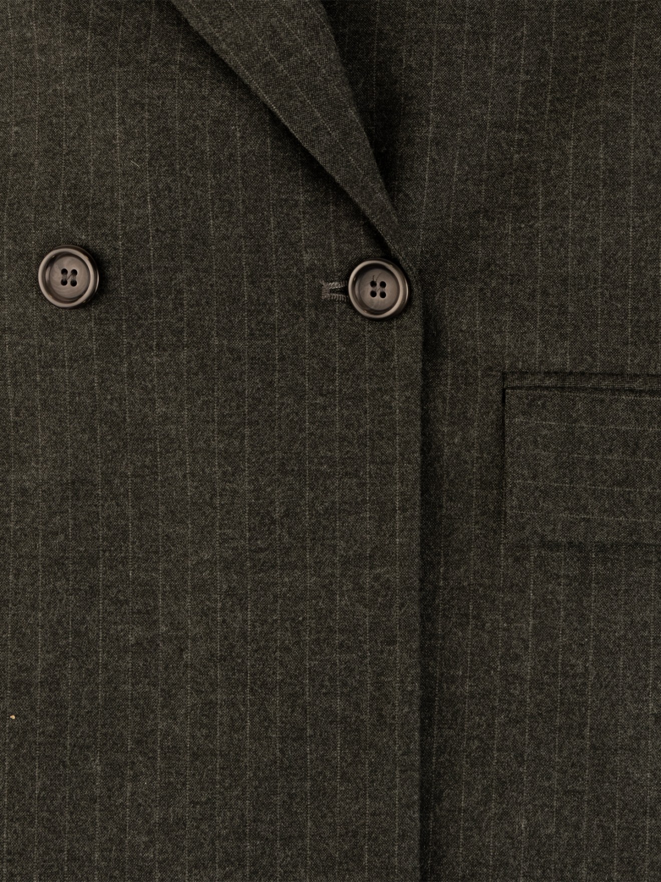 Blazer Cruzado com Risca de Giz