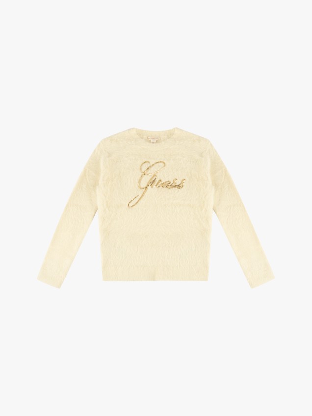 Camisola de Malha com Gola Redonda