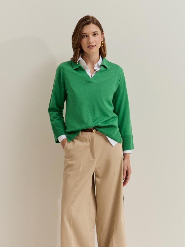 Camisola de Malha em Lã