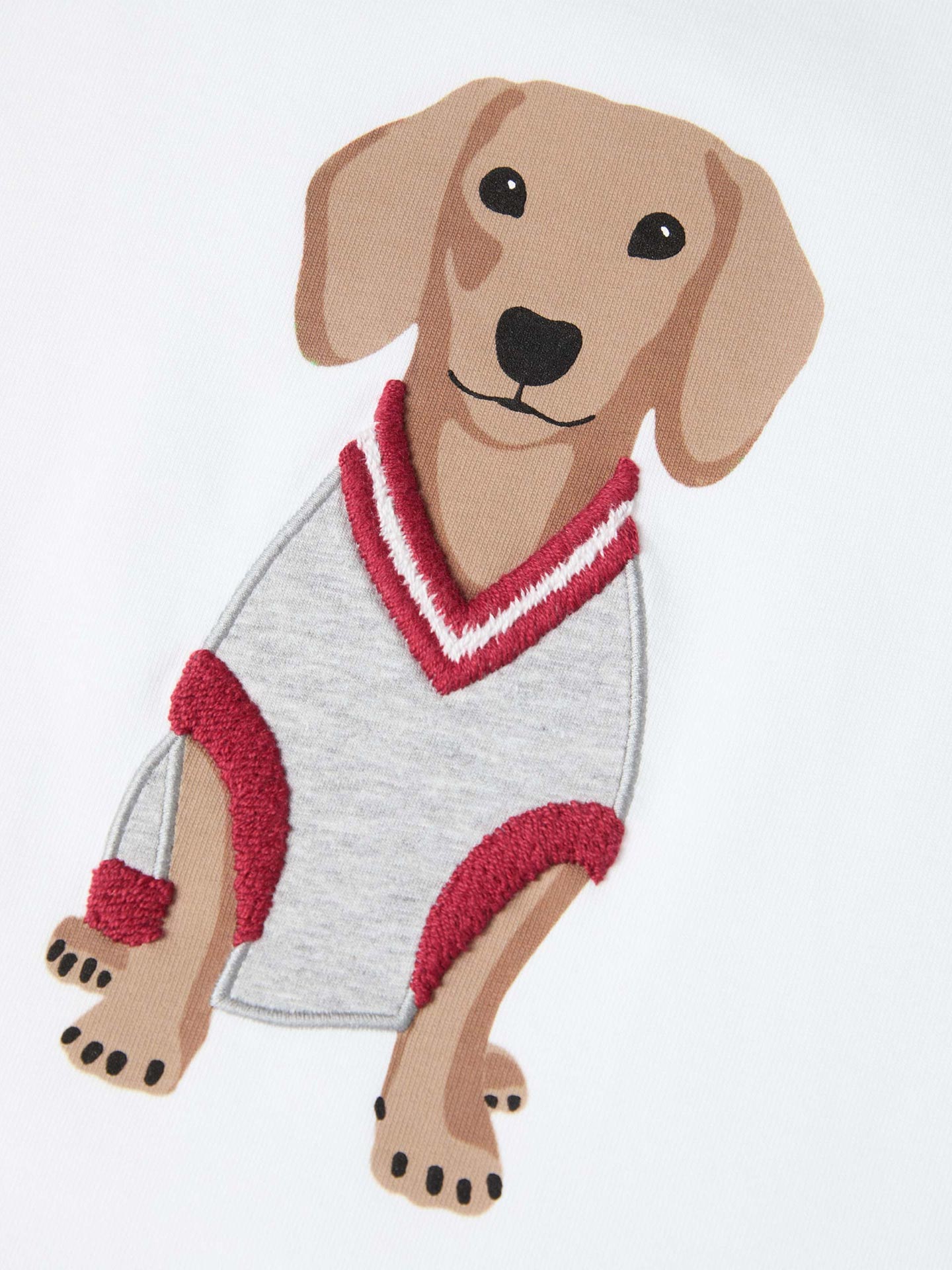 T-shirt com Estampado de Cão