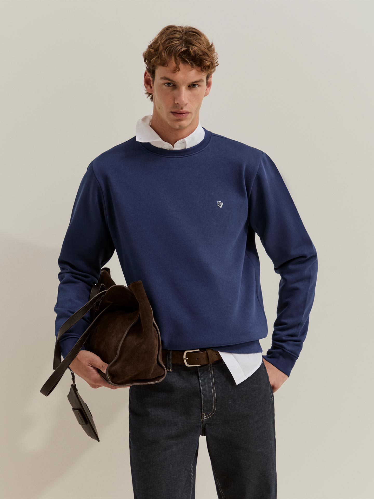 Sweatshirt em Lã