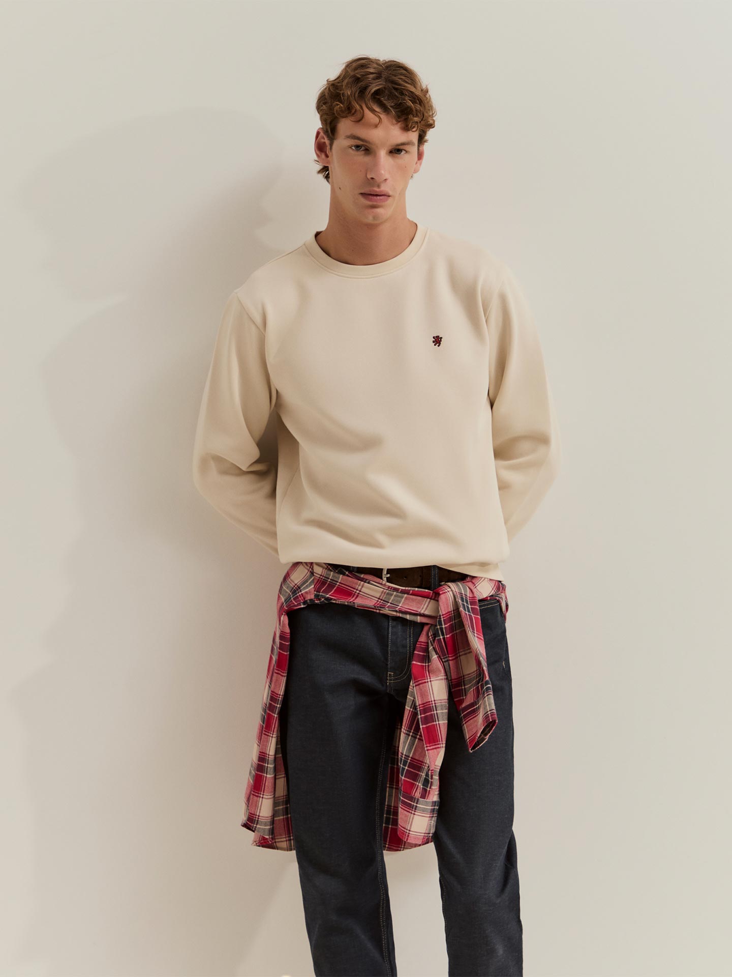 Sweatshirt em Lã