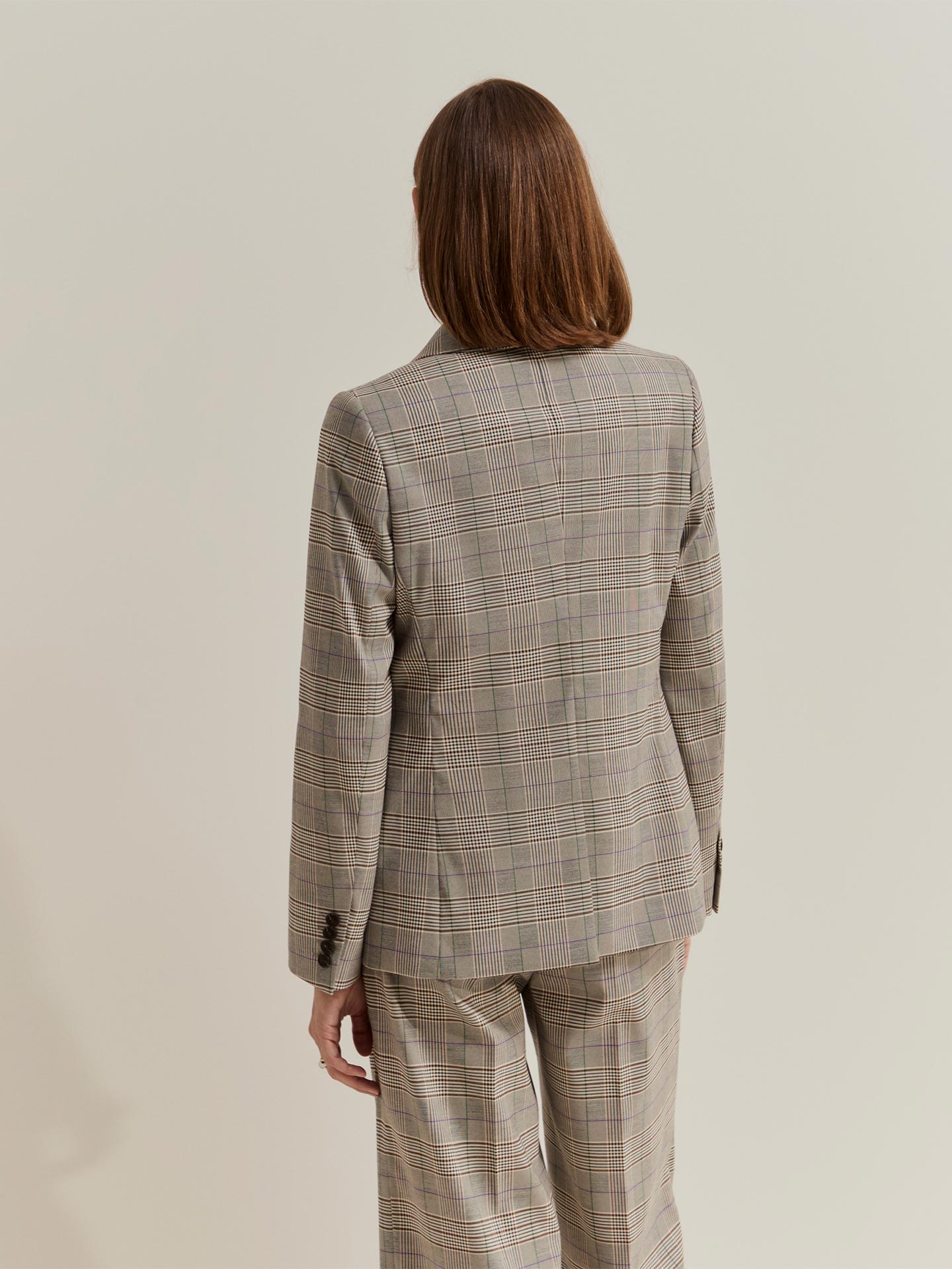Blazer com Padrão de Xadrez