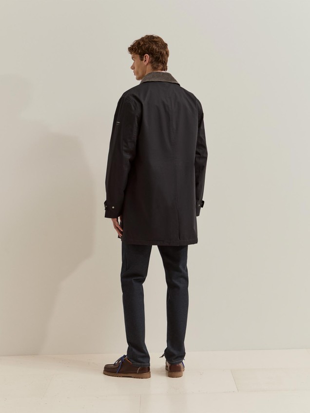 Parka com Gola de Bombazina