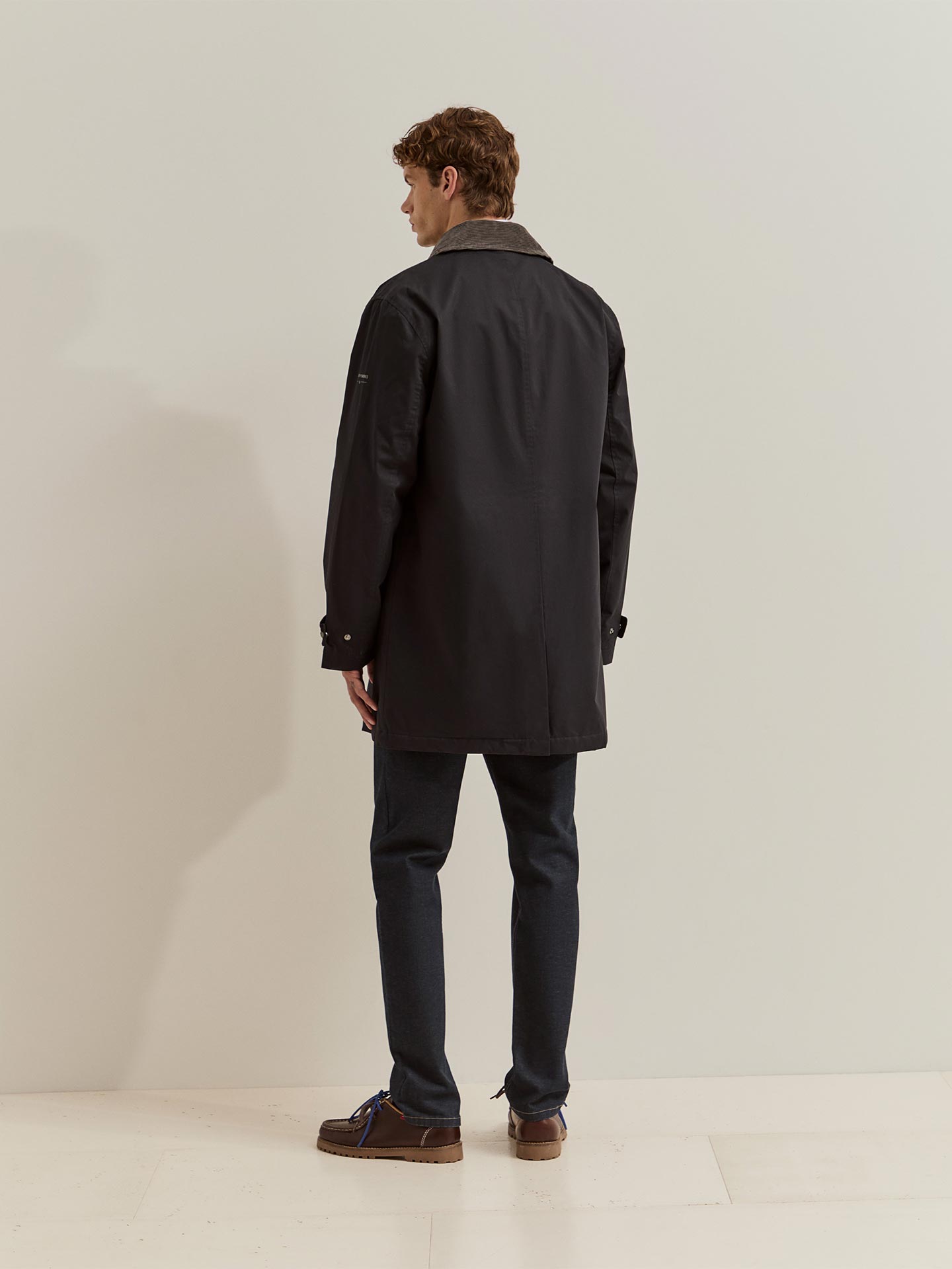 Parka com Gola de Bombazina