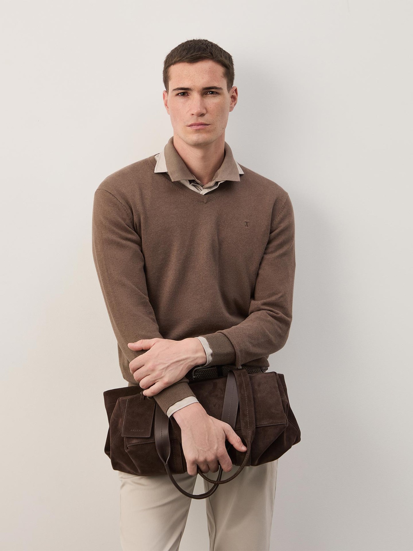 Camisola de Malha com Decote em V