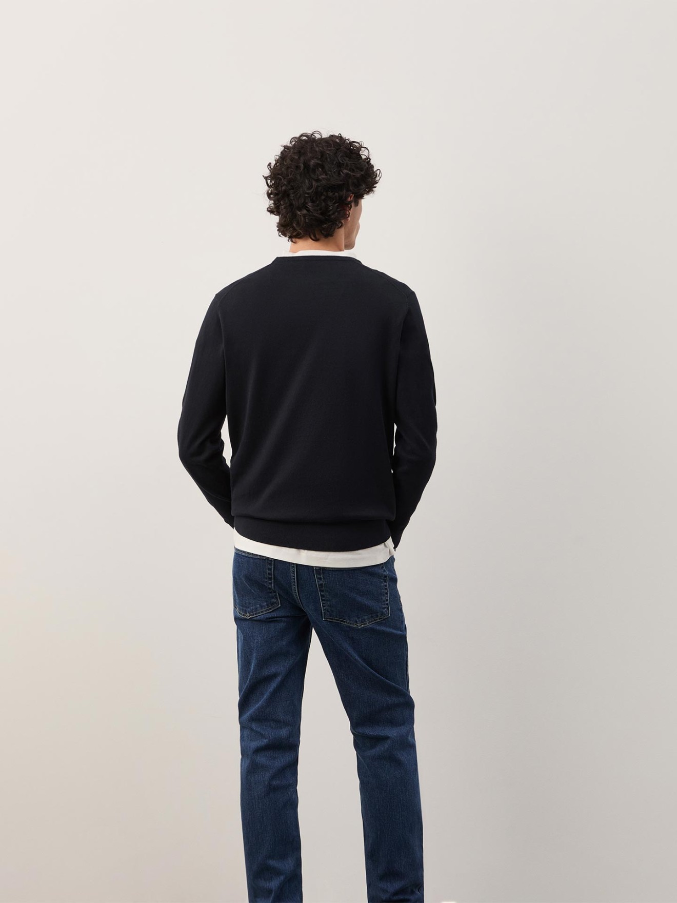 Camisola de Malha com Gola Redonda