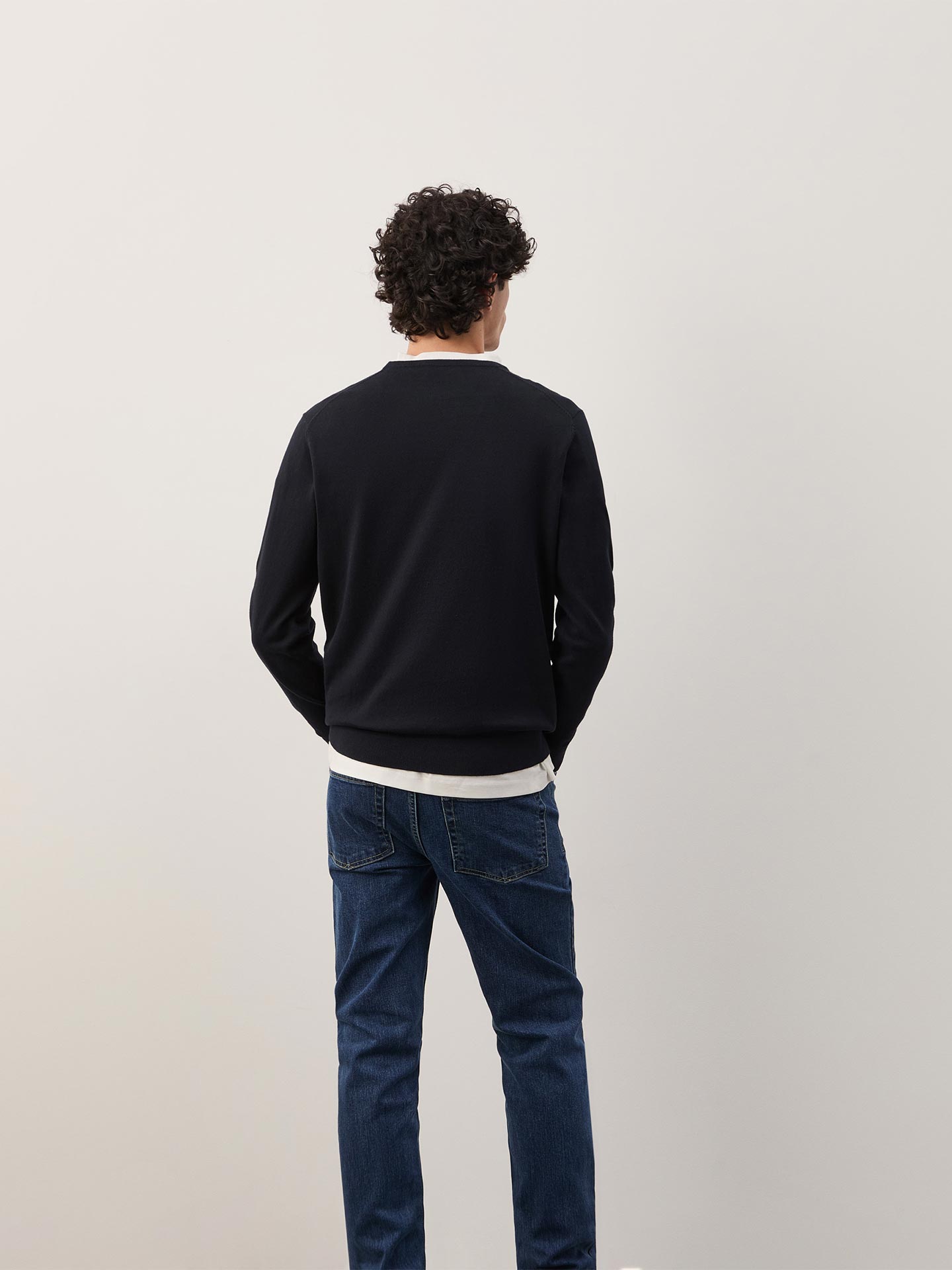Camisola de Malha com Gola Redonda