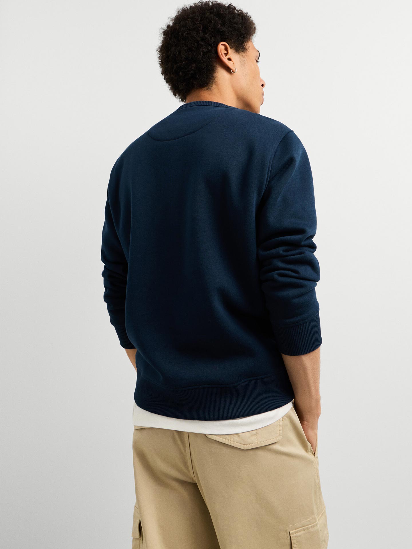 Sweatshirt Regular Fit com Gola Redonda