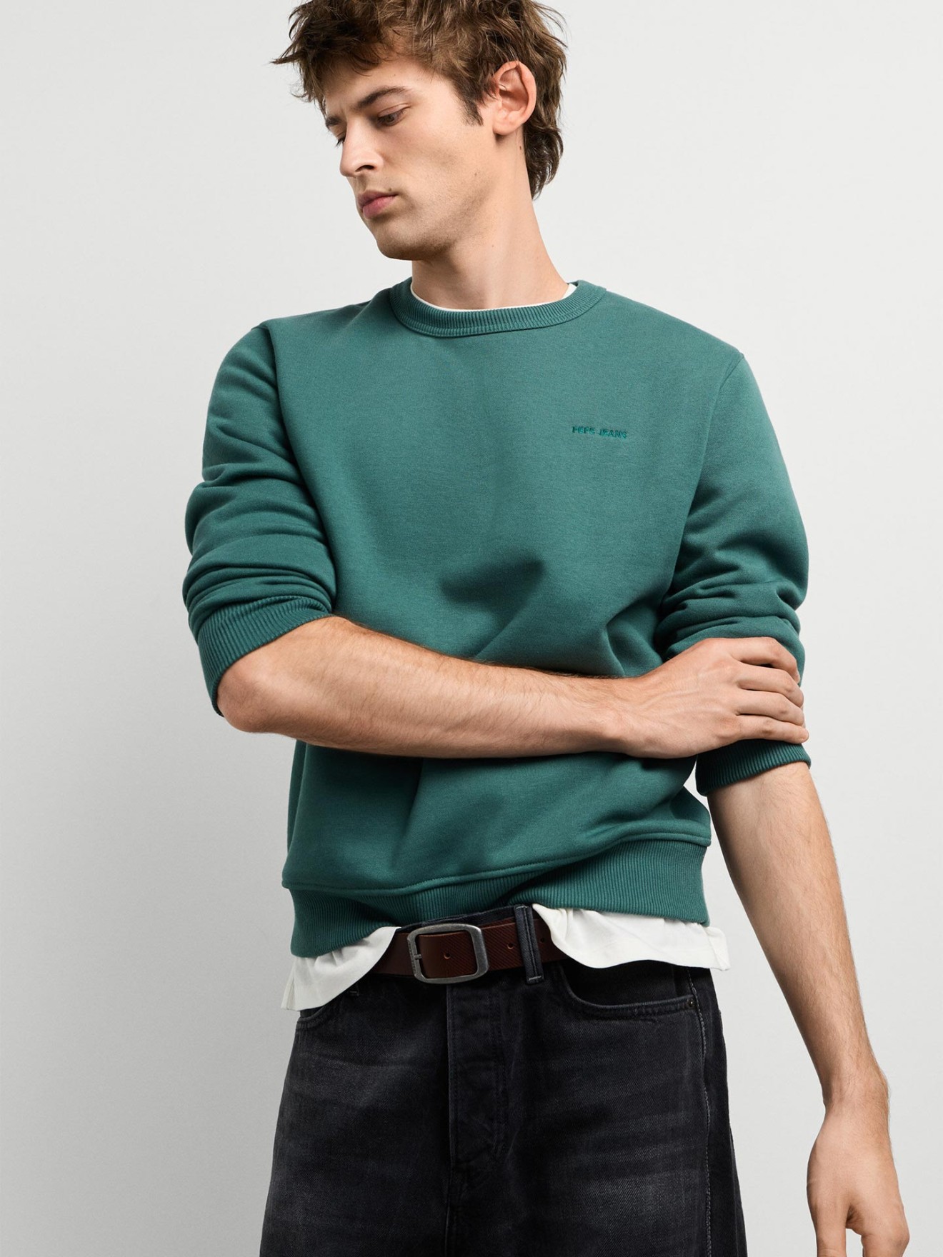 Sweatshirt Regular Fit com Gola Redonda