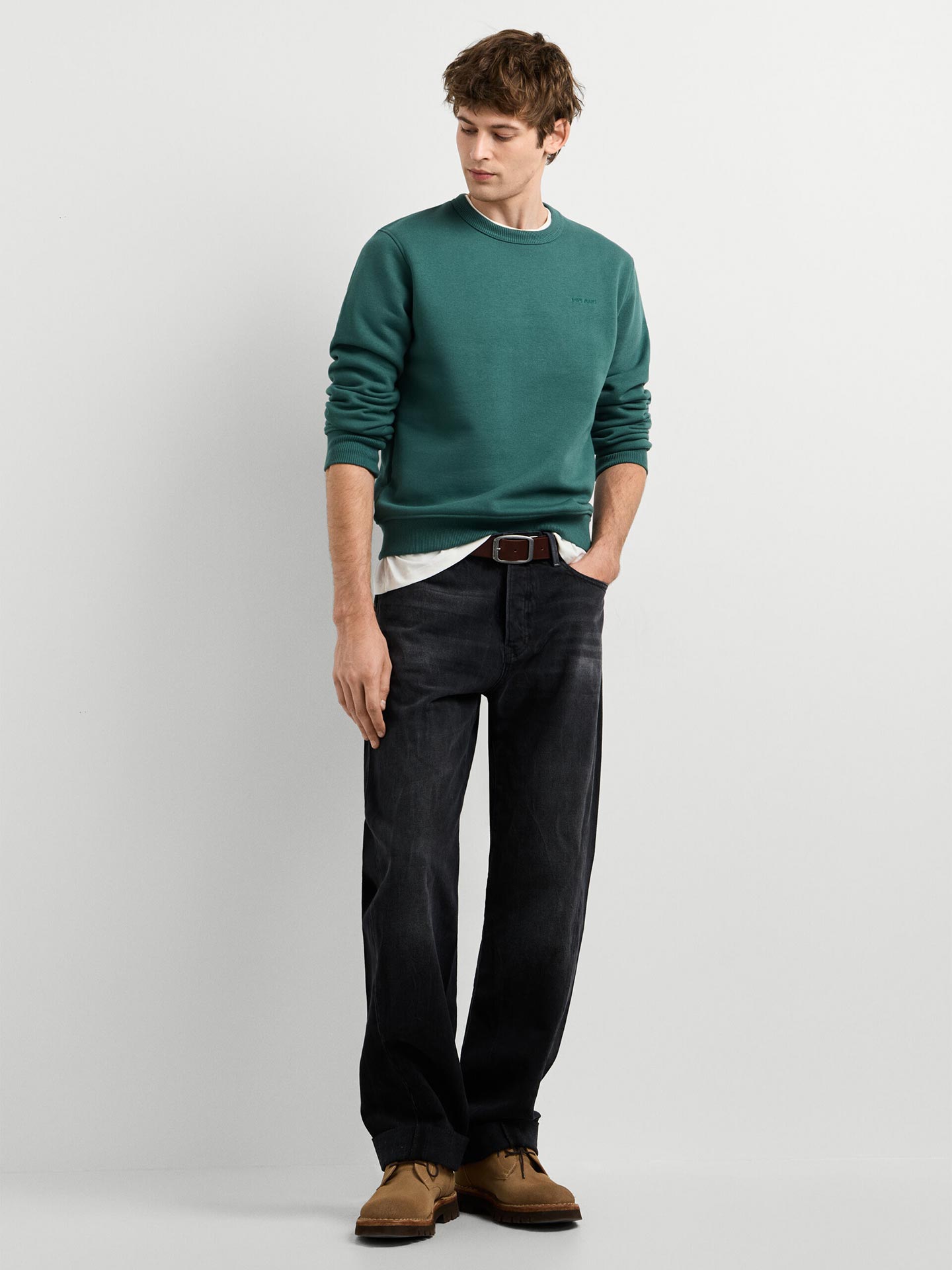 Sweatshirt Regular Fit com Gola Redonda