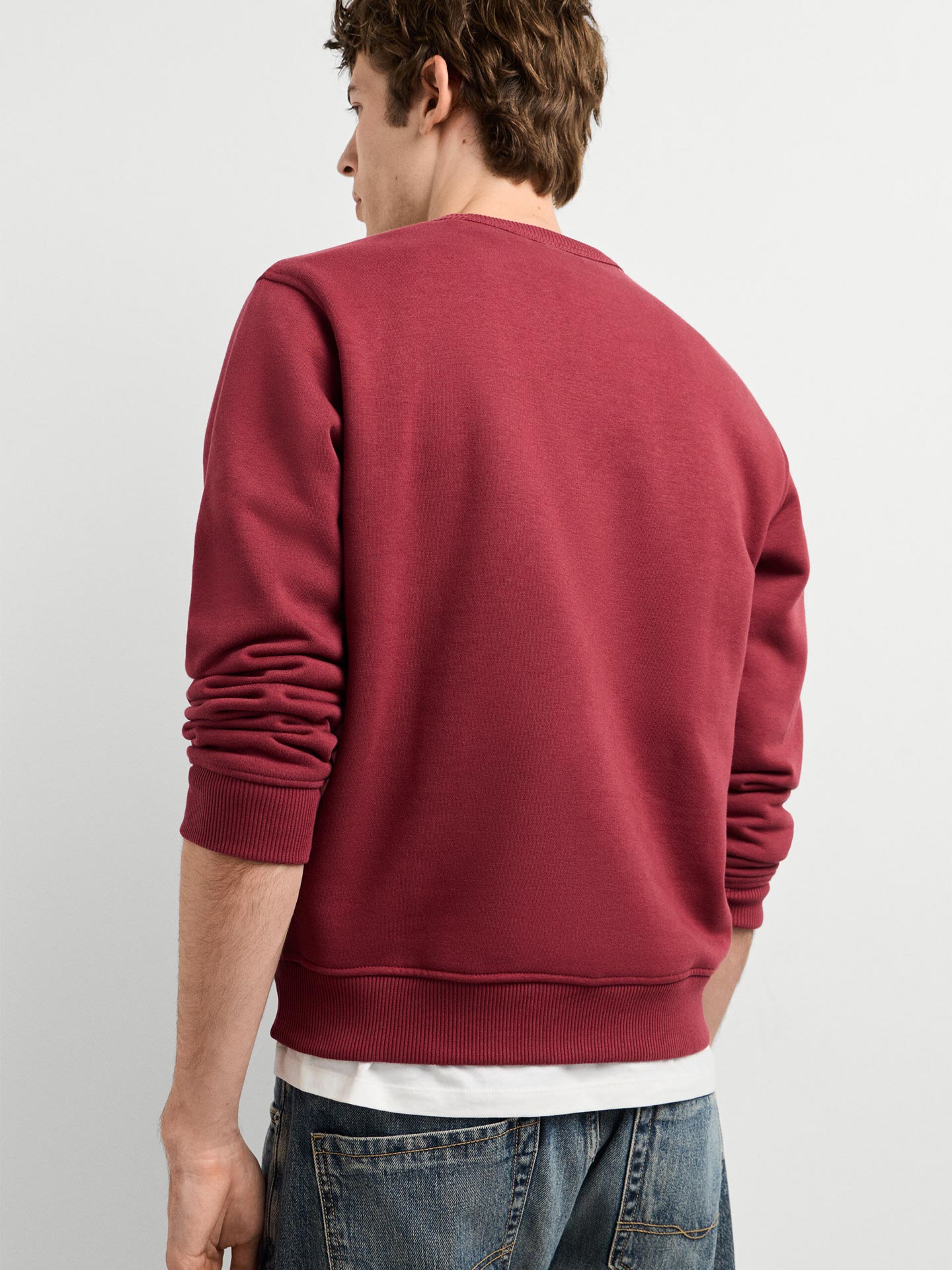 Sweatshirt Regular Fit com Gola Redonda