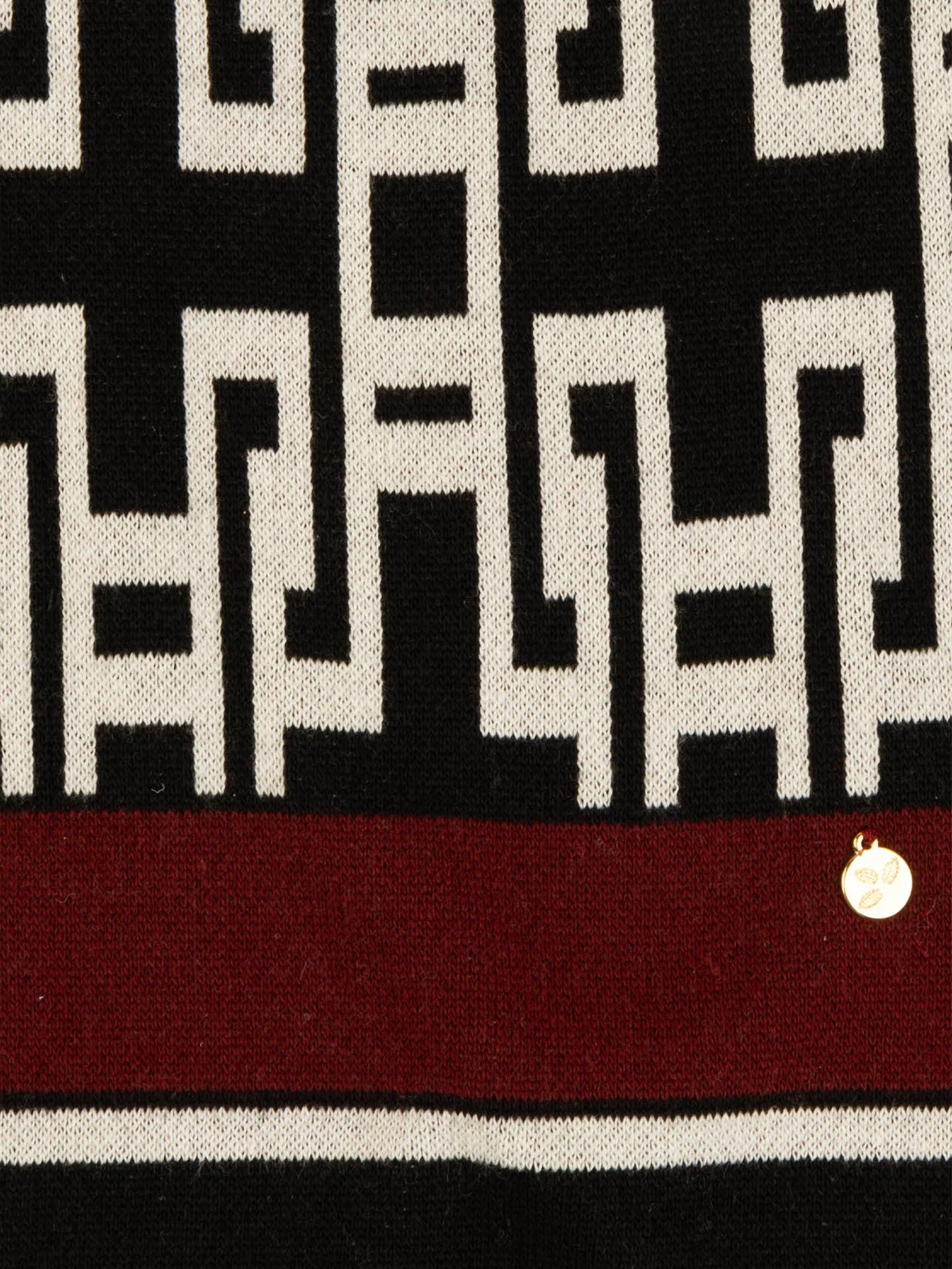 Casaco de Malha com Padrão