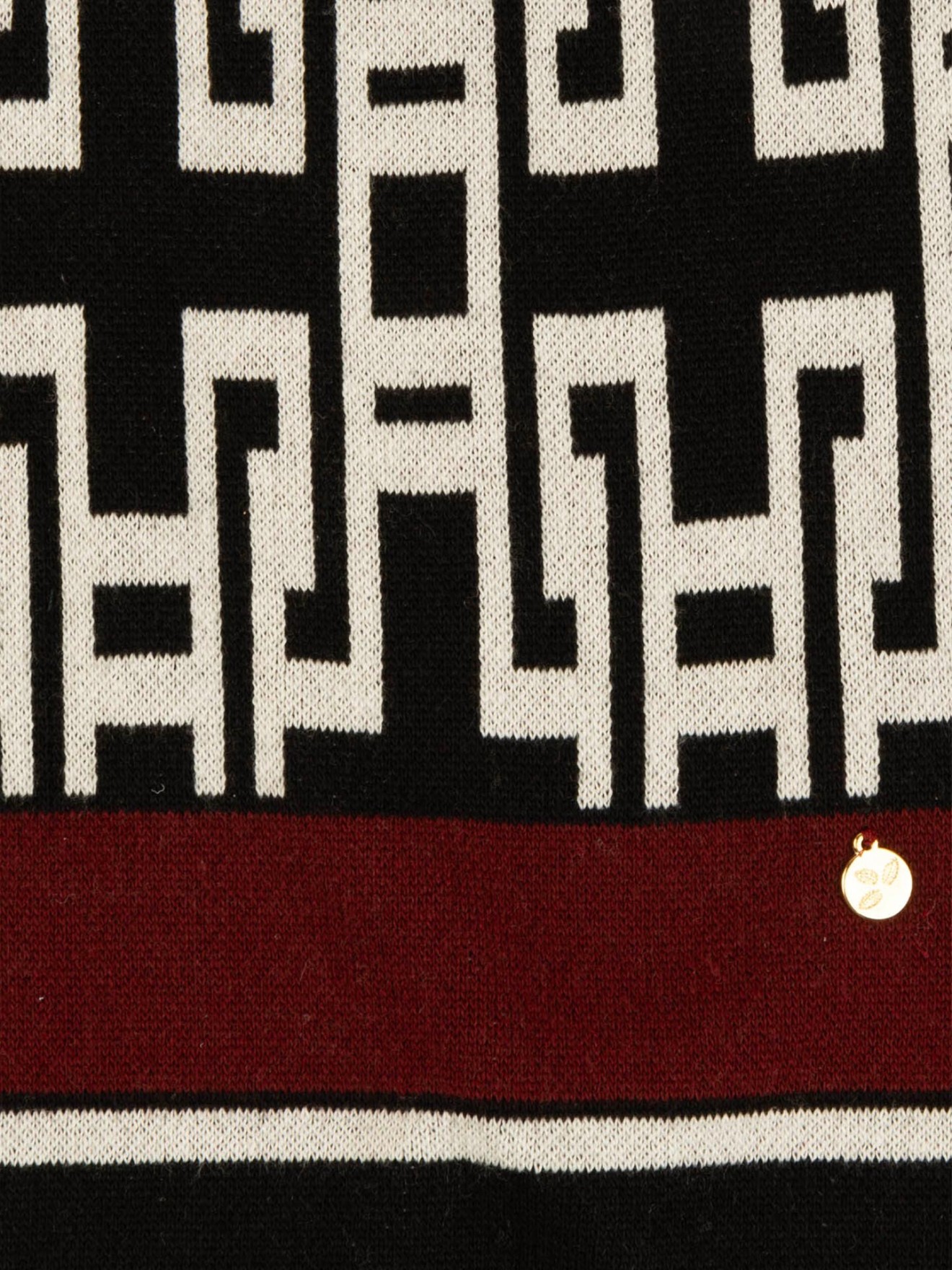 Casaco de Malha com Padrão