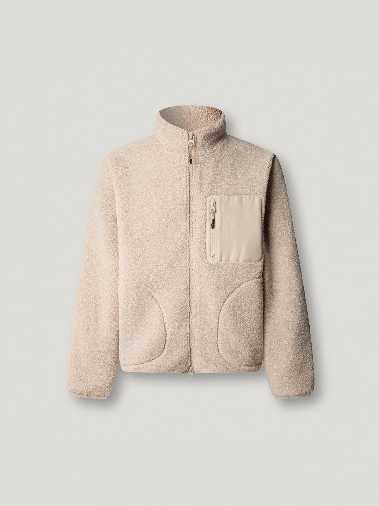 Casaco Regular Fit com Efeito pelo
