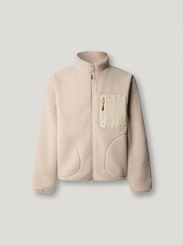 Casaco Regular Fit com Efeito pelo