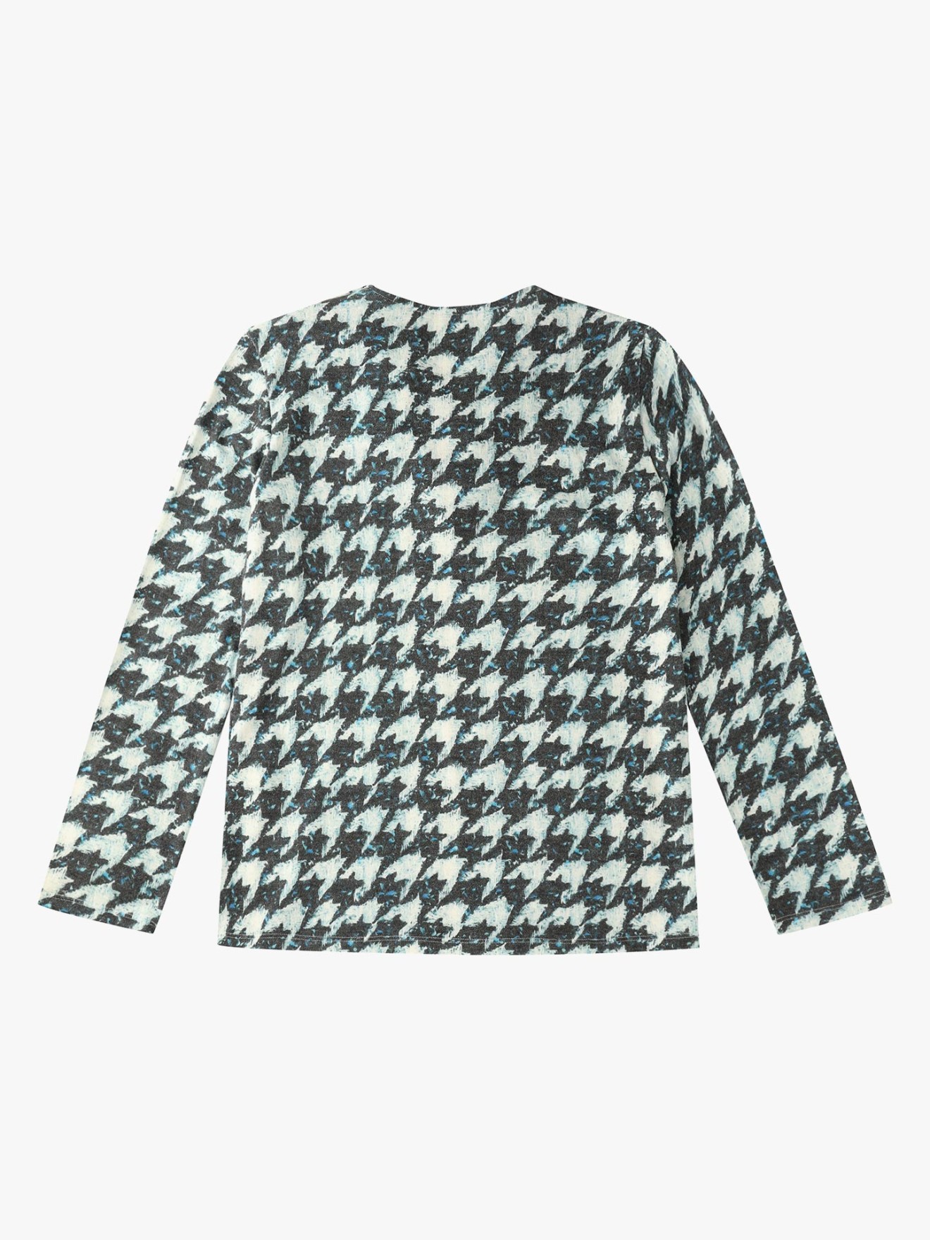 Camisola Estampada com Decote em V Cruzado