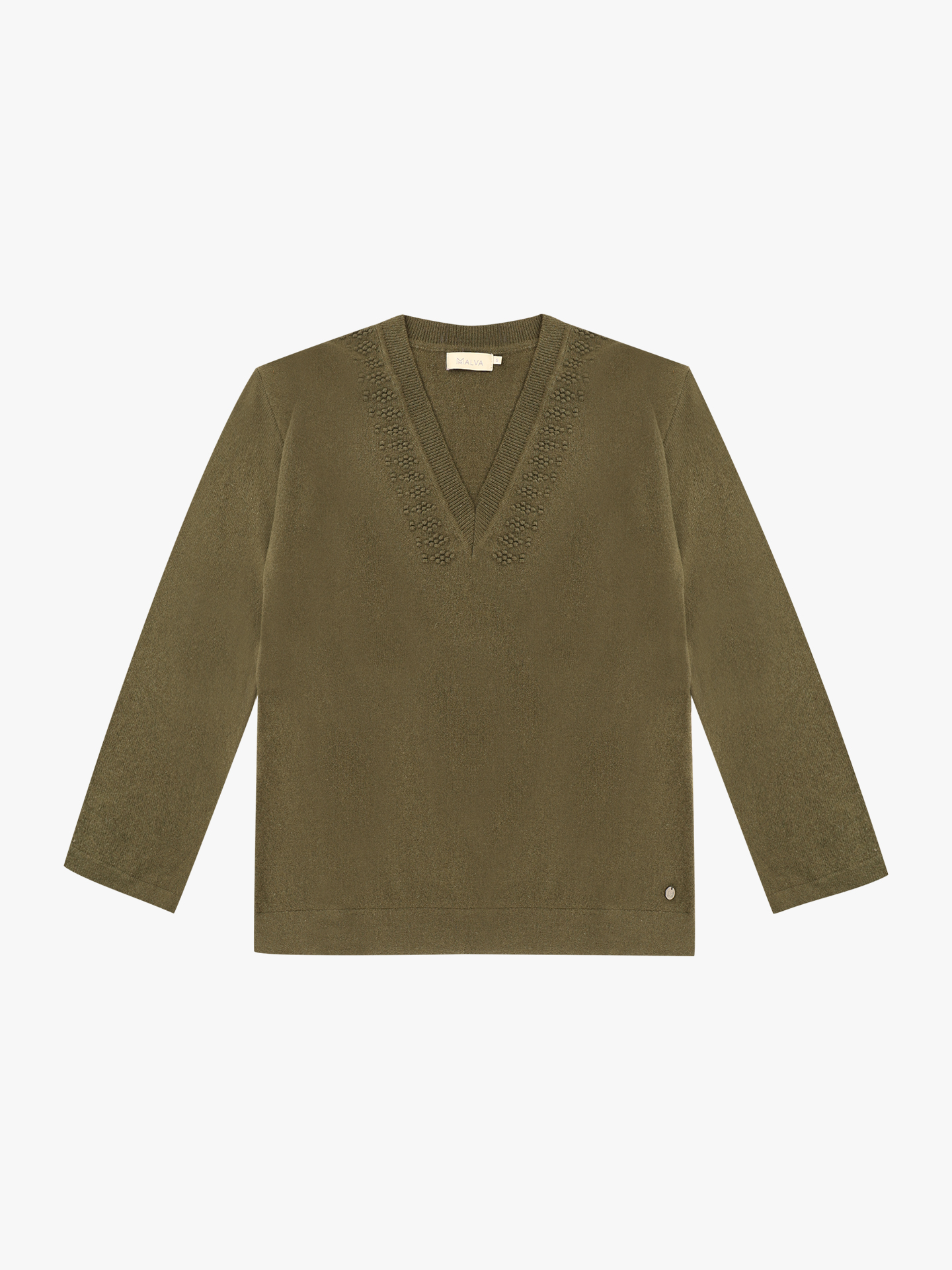 Camisola de Malha com Decote em V