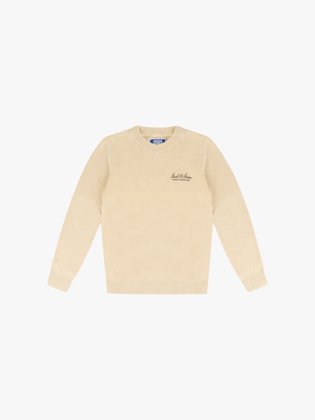 Camisola de Malha com Gola Redonda