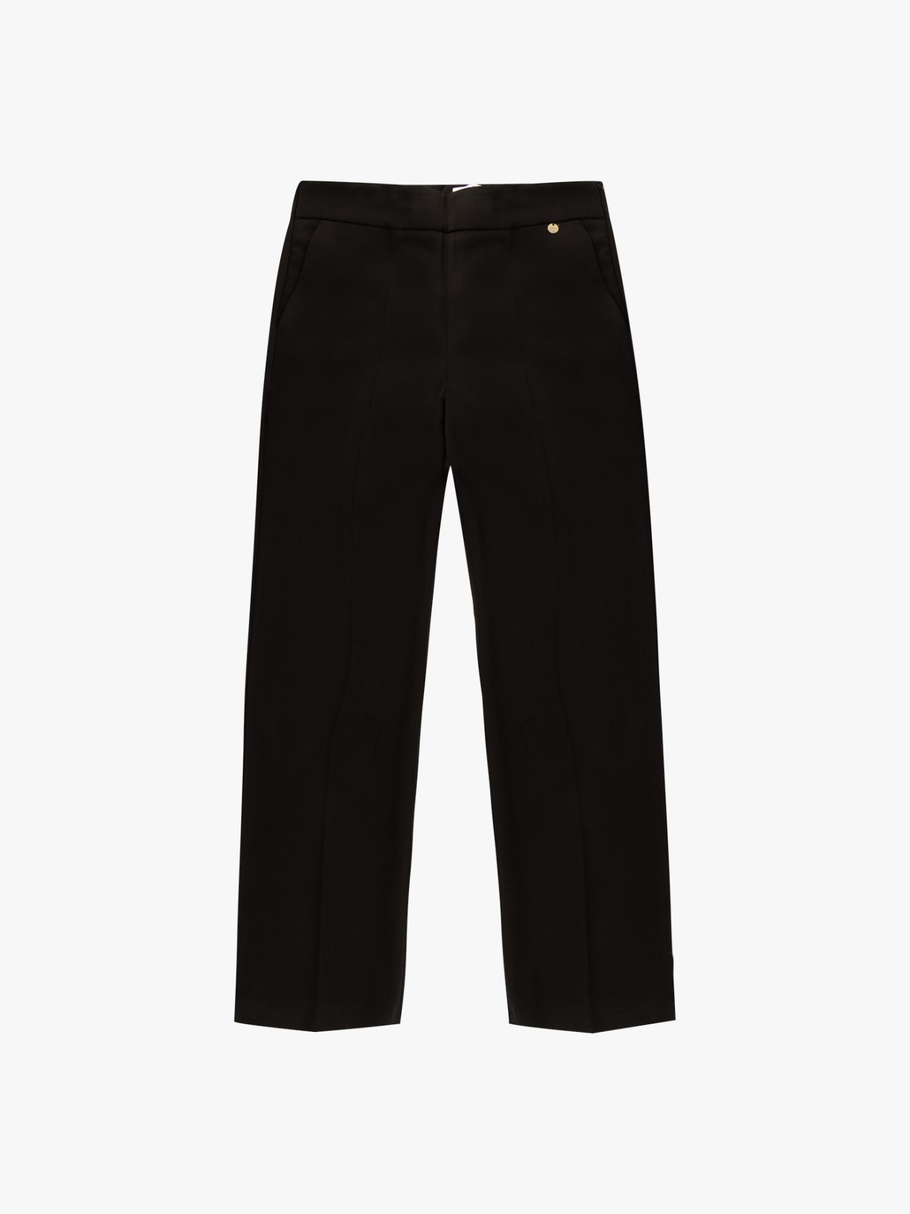 Cal�as Cropped de Corte Direito