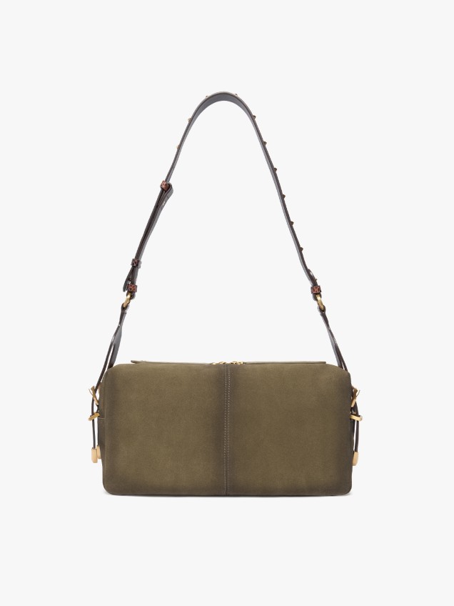 Mala de Ombro Keeper Bag em Camurça