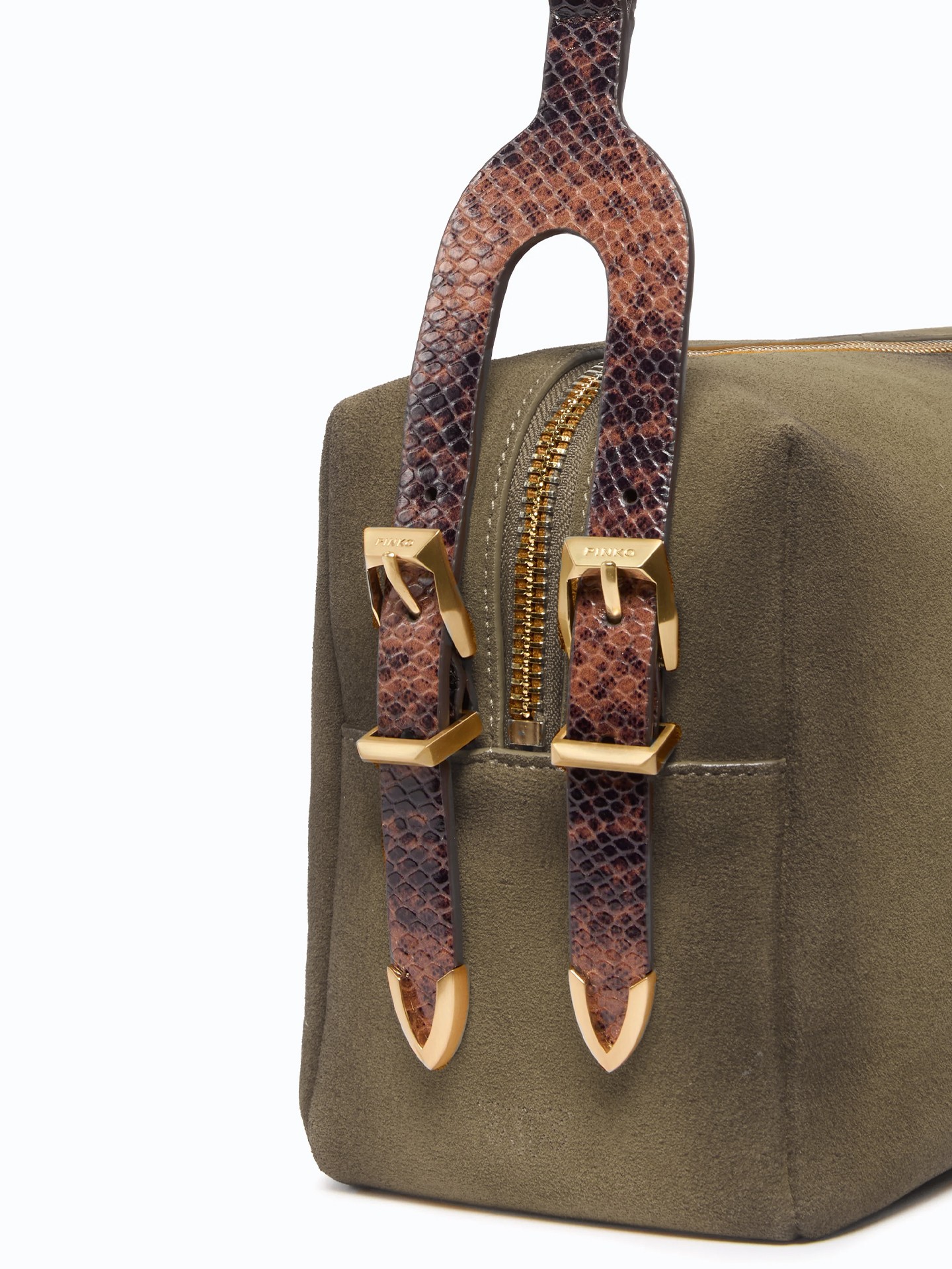 Mala de Ombro Keeper Bag em Camurça