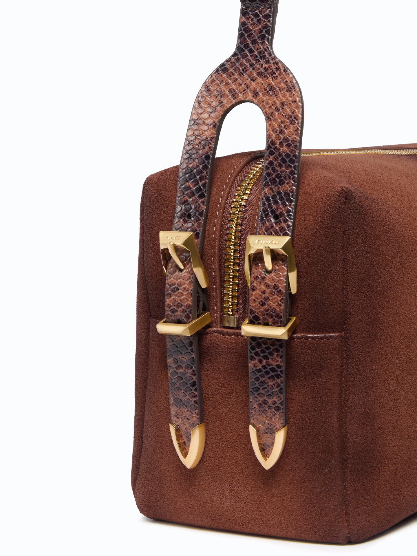 Mala de Ombro Keeper Bag em Camurça
