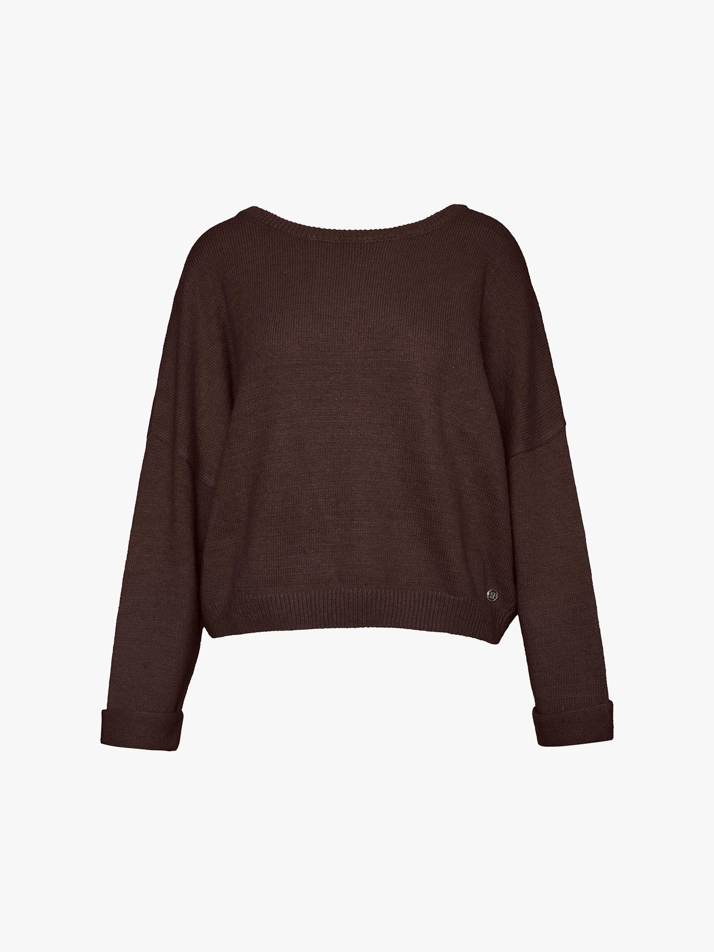 Camisola com Punhos Dobrados