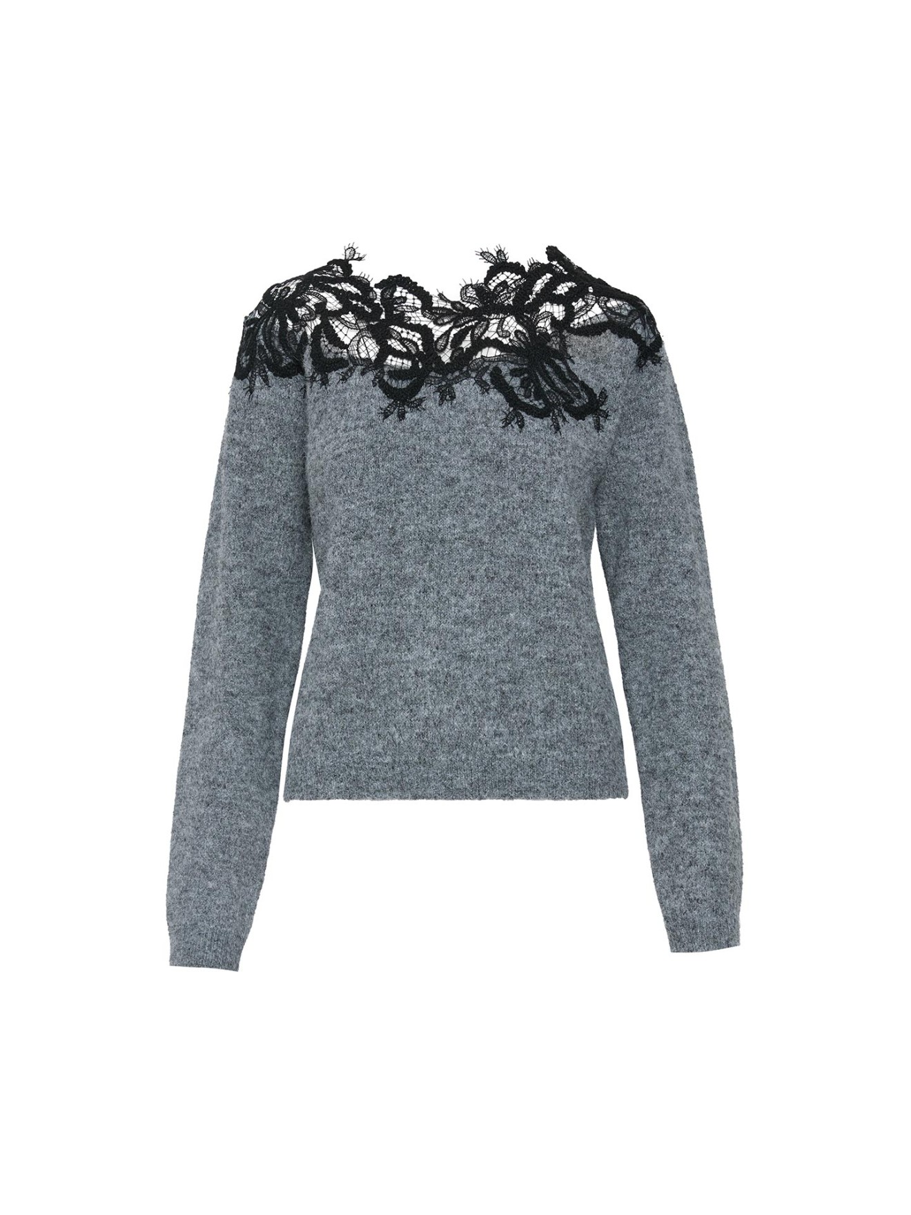 Camisola com Pormenores de Renda