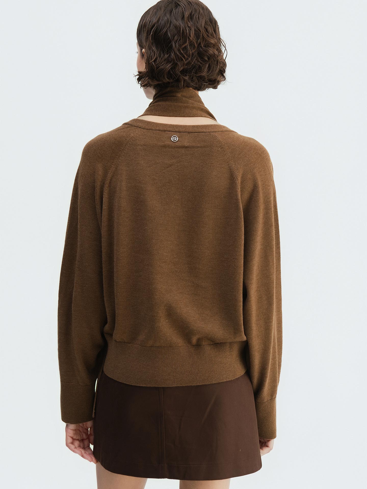 Camisola de Malha com Cachecol