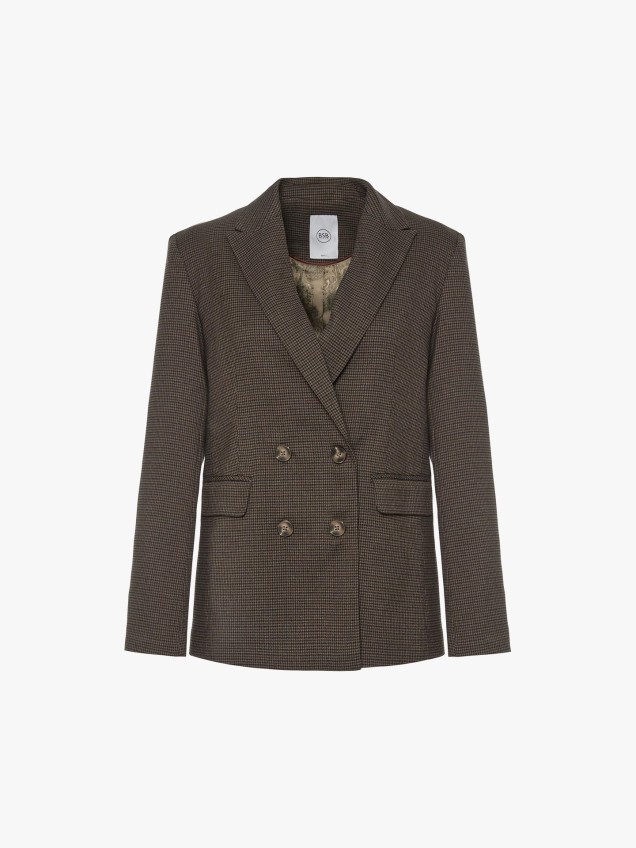 Blazer com Abotoamento Duplo