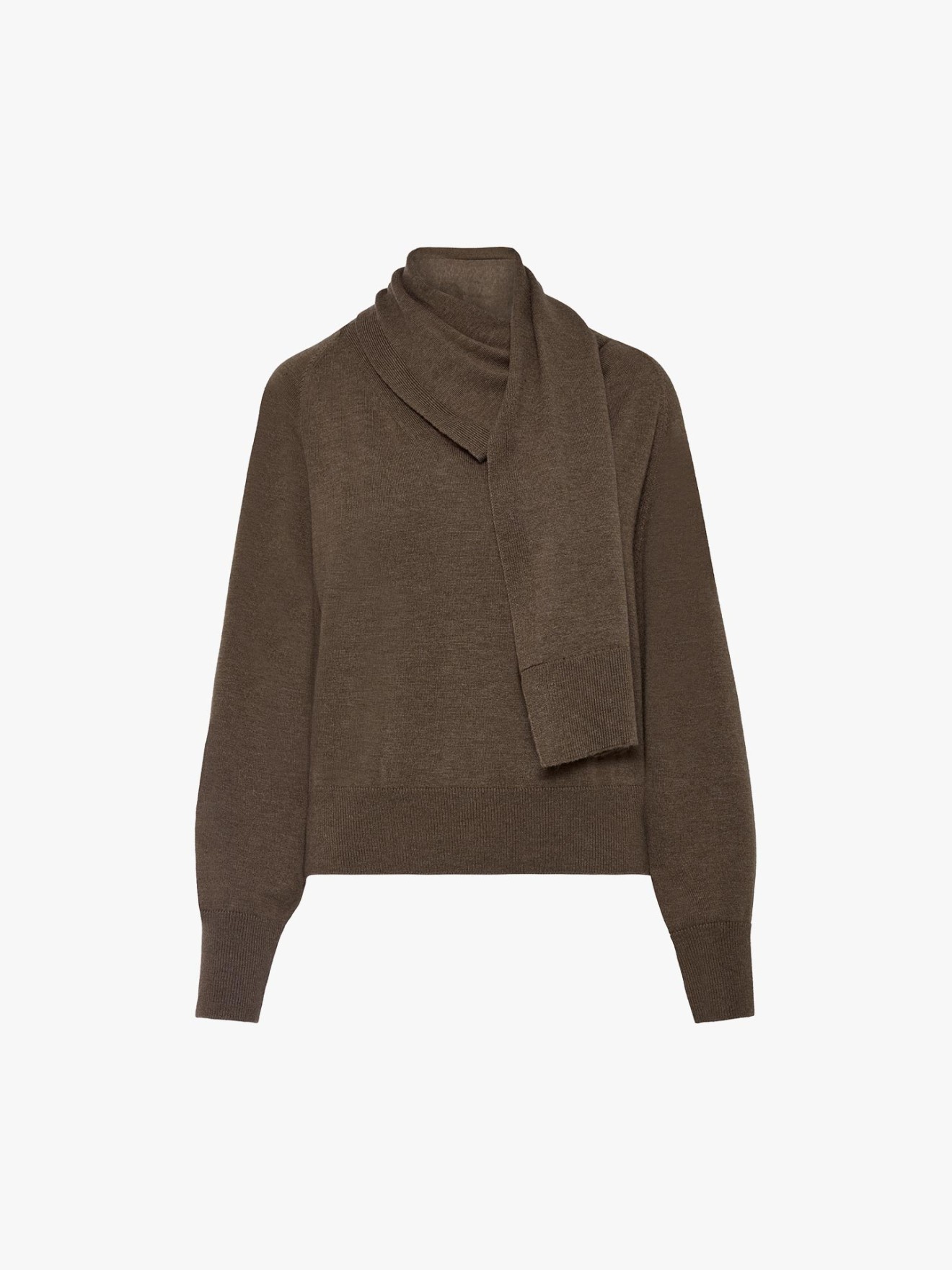 Camisola de Malha com Cachecol