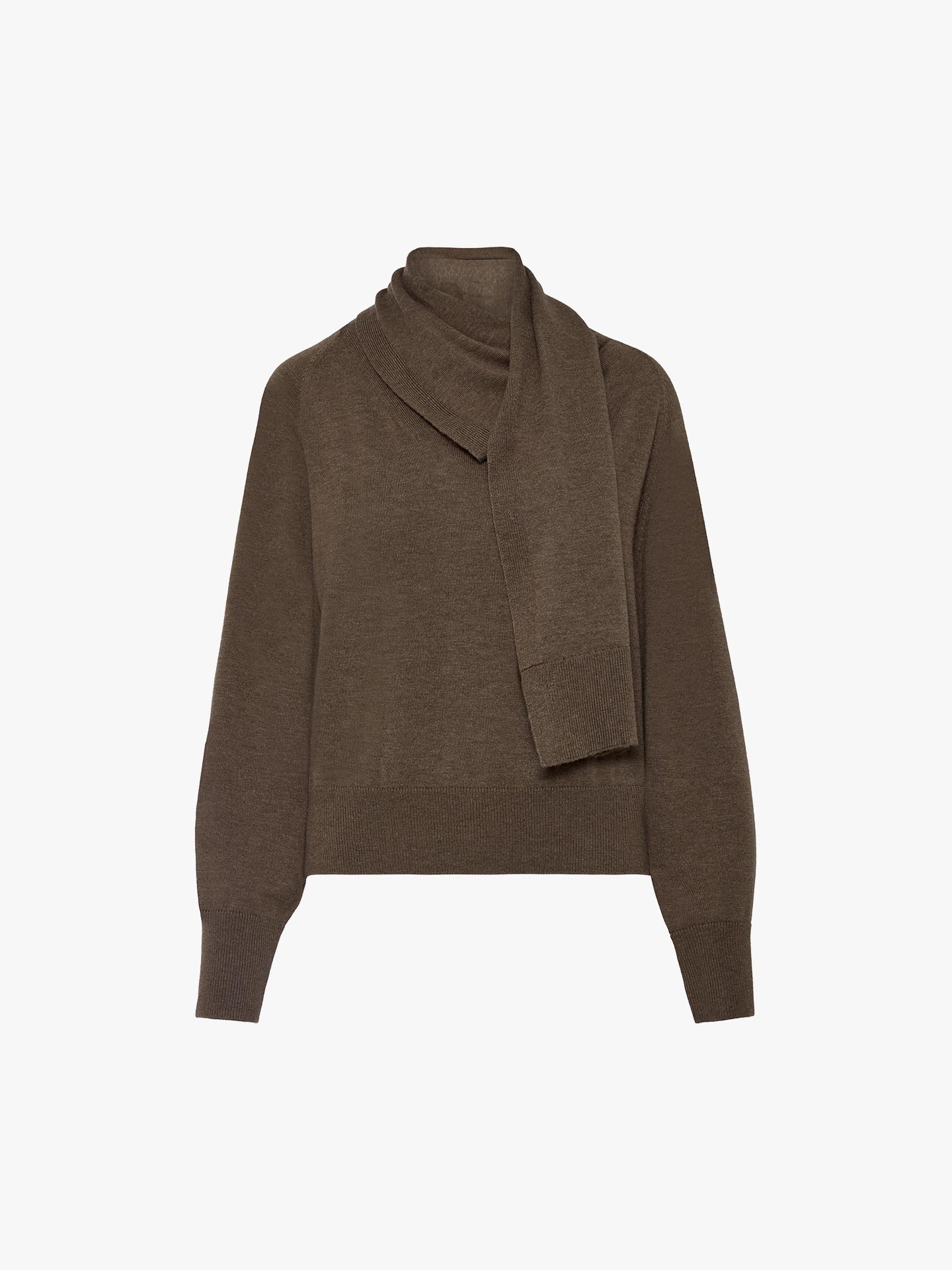 Camisola de Malha com Cachecol