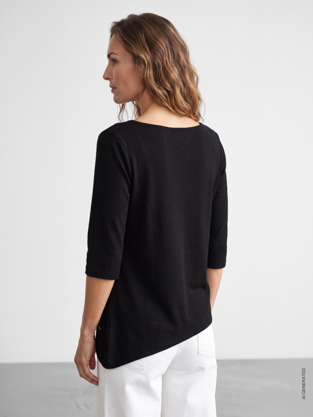 Camisola com Manga 3/4