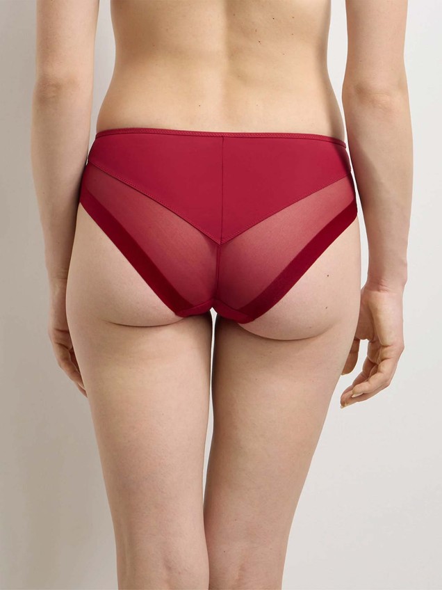 Cueca Generous em Microfibra e Tule