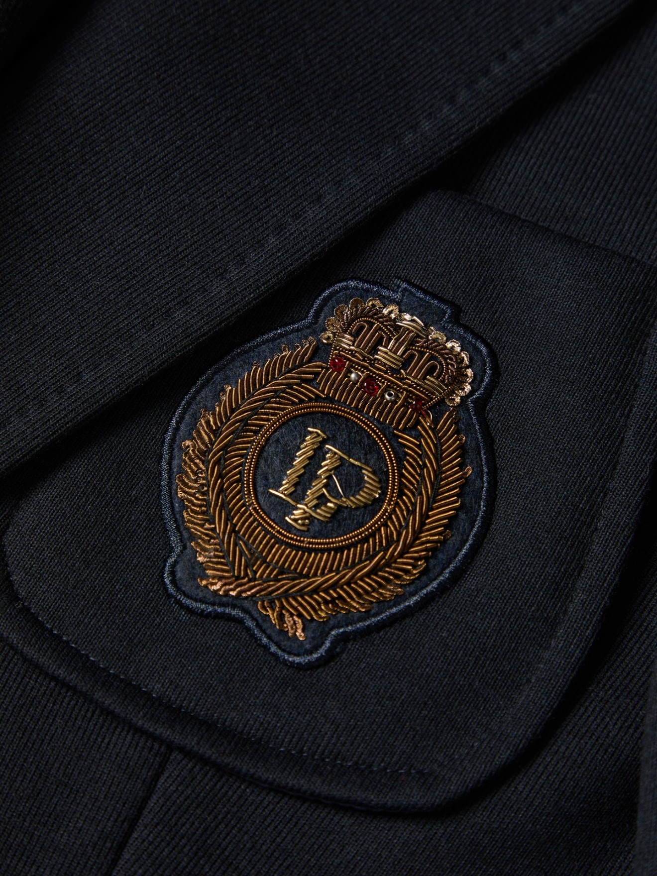 Blazer de Malha com Brasão