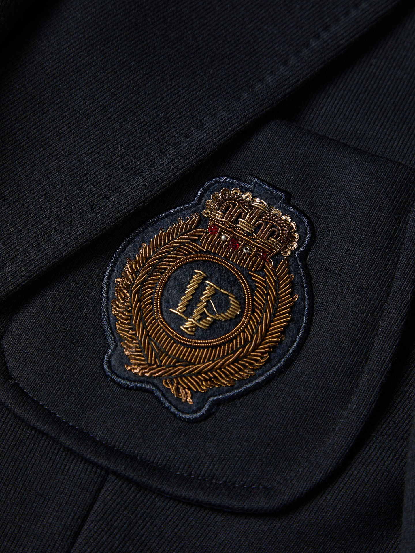 Blazer de Malha com Brasão