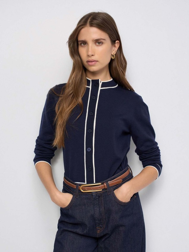 Casaco de Malha Regular Fit