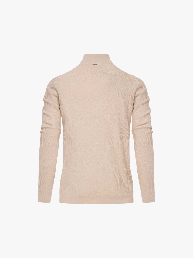 Camisola de Malha com Gola Alta