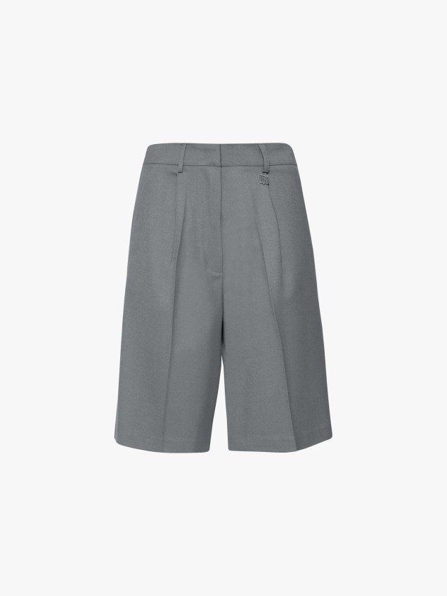 Bermudas Regular Fit com Cintura Subida