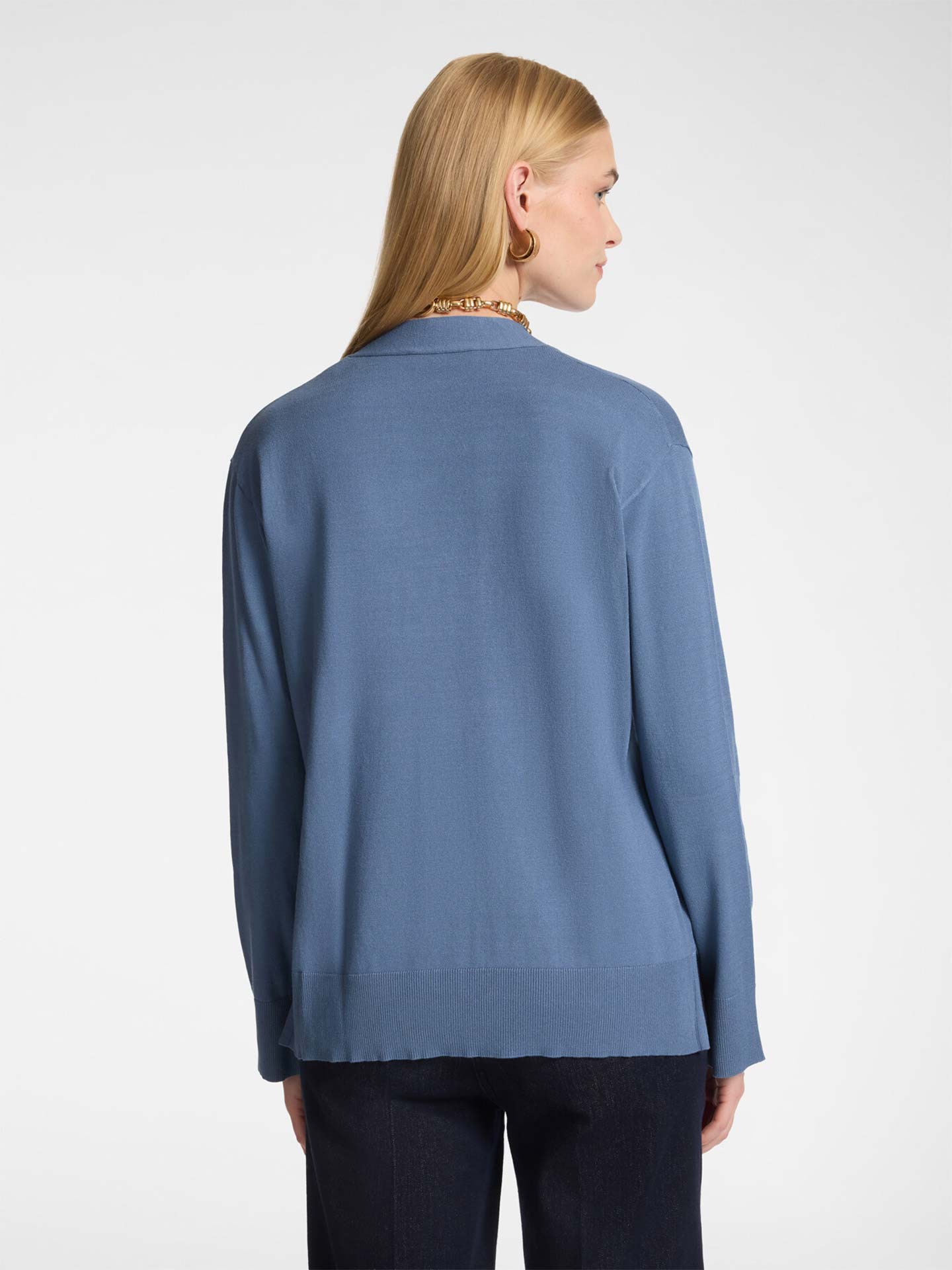 Camisola de Malha com Decote em V